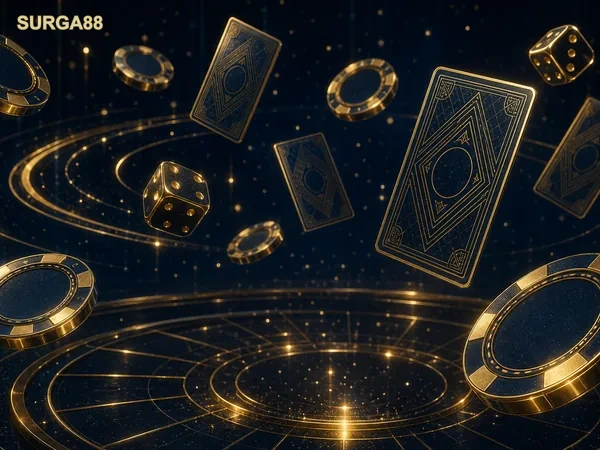 Tampilan beranda surga88 dengan navigasi permainan yang praktis