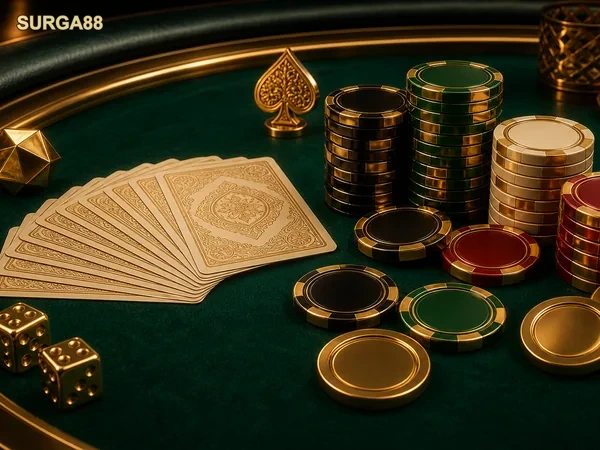 Tampilan permainan virtual casino surga88